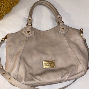 Marc Jacobs Classic Q leather bag in Cream
